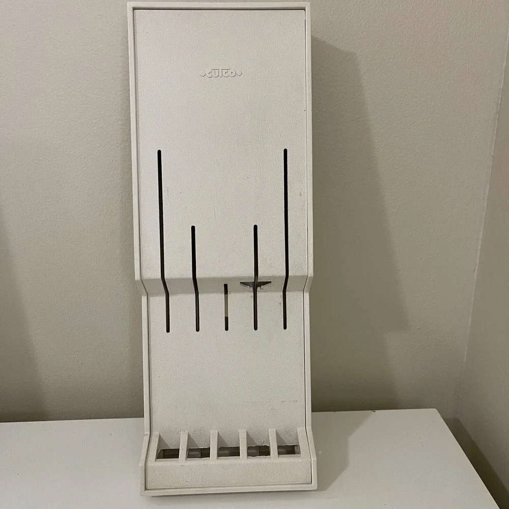 CUTCO Knife Holder‎ #1742 5 Knife Kitchen Storage Rack Plastic Wall or Drawer